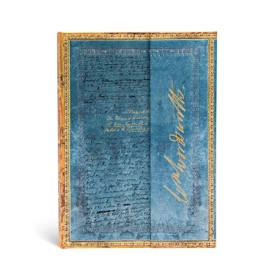 Abbildung von Faszinierende Handschriften Wordsworth Brief mit Zitat aus Daffodils Notizbuch Midi Liniert Paperblanks