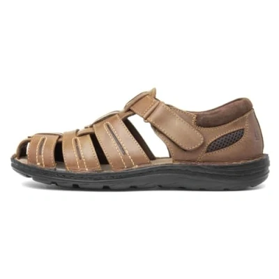 Abbildung von Hush Puppies Albert Sandale Herren Sommer, hautfarben, 42 EU