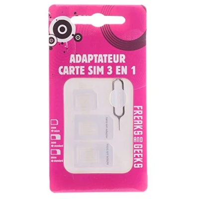 Abbildung von Freaks And Geeks 800694b für SIM Karten Adapter 4 in 1