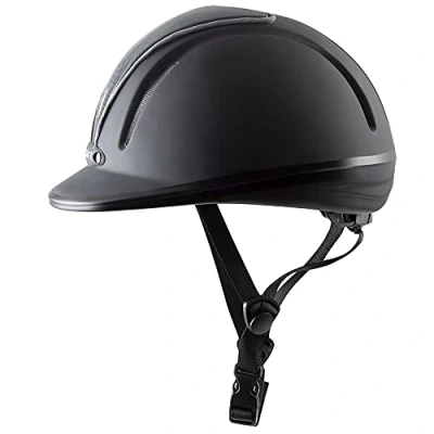 Abbildung von PFIFF Damen 744798 Reithelm, schwarz/Grau, 53 56 cm EU