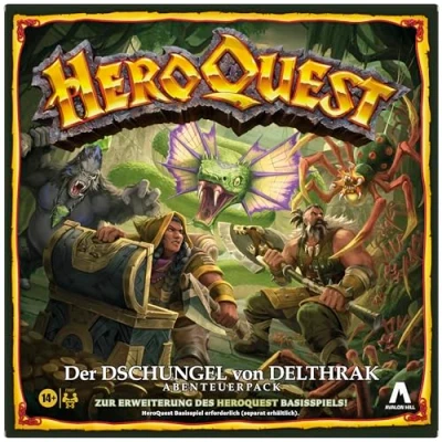 Abbildung von Hasbro Actionfigur HeroQuest Brettspiel Erweiterung Der Dschungel von Delthrak Abenteuerp