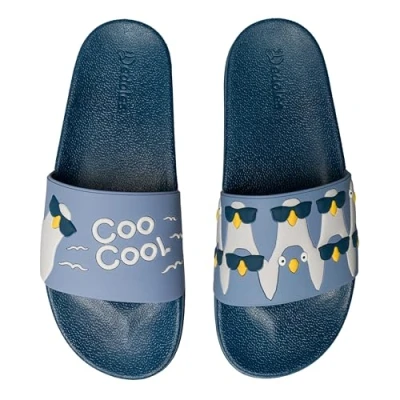 Abbildung von Dedoles Badeschuhe &amp; Hausschuhe viele lustige Designs Bücher Kaffee Katze Party Pizza Dackel Fuchs Panda Delfin Geschenk, Farbe:, Gr.: EU