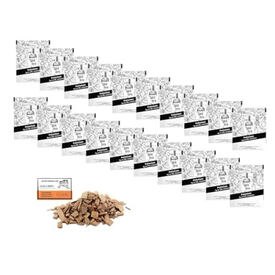 Abbildung von 20 x Pektolase 5g/25L + Französische Eichenchips 20g Pektolytisches Enzym, Pektoenzym, Pektin, Enzym zu Obst und Mostwein, Spirit Ferm