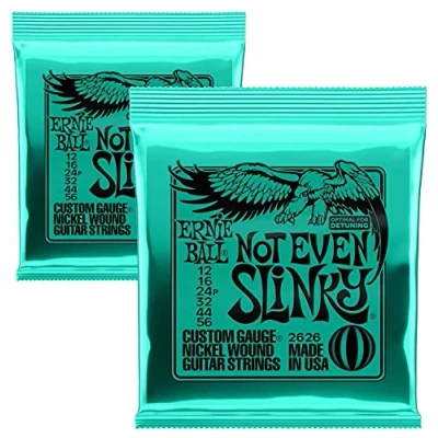 Abbildung von 2626 Ernie Ball Not even Slinky Saiten E Gitarre 12 56 (2 Packungen)
