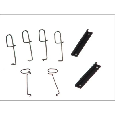 Abbildung von QUICK BRAKE 109 1070 Zubehörsatz, Scheibenbremsbelag PEUGEOT: 306 Schrägheck, Kombi, RENAULT: CLIO 1, Rapid Kastenwagen
