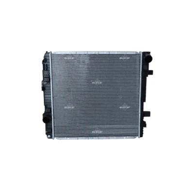 Abbildung von NRF 50587 Kühler, Motorkühlung Aluminium 569 558 42 ohne Rahmen Kühlrippen gelötet MERCEDES BENZ: ATEGO, ATEGO 2