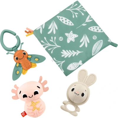 Abbildung von Fisher Price® Greifspielzeug Geschenkset: Sensorische Erlebnisse (Set, 4 tlg), mit sensorischen Spielzeugen