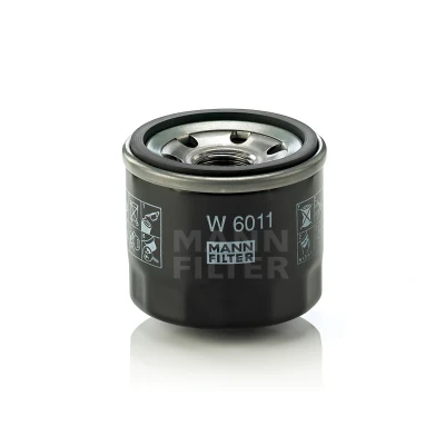 Abbildung von MANN FILTER W 6011 Ölfilter M 20 X 1.5 mit einem Rücklaufsperrventil Anschraubfilter SMART: Fortwo II Coupe, Cabrio
