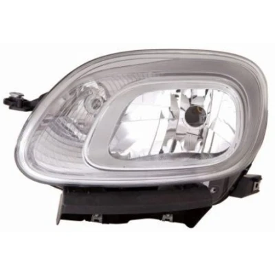 Abbildung von ABAKUS 661 1168LMLD EM Scheinwerfer links H4 chrom glasklar mit Blinklicht Stellmotor für LWR P43t FIAT: Panda III Schrägheck