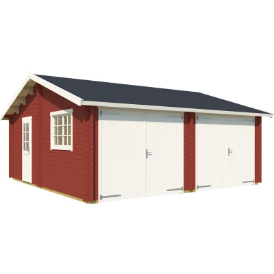 Abbildung von LASITA MAJA Garage &quot;Falkland&quot;, (Set, Für 2 Fahrzeuge geeignet), + Holztoren