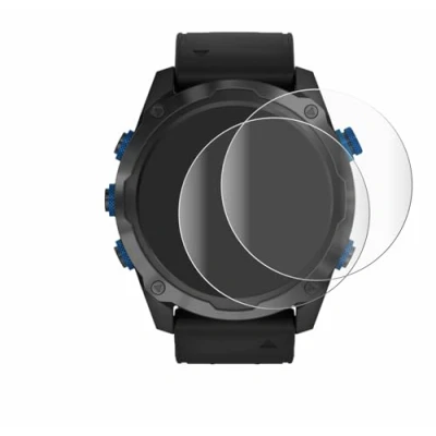 Abbildung von BROTECT 2 Stück Full Cover Schutzfolie für Garmin Descent Mk2i Screen Displayschutz Folie [3D Curved, Anti Fingerprint, Kristall Klar]