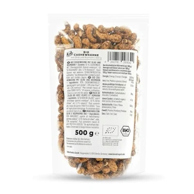 Abbildung von KoRo Bio Cashewkerne mit Olive und Rosmarin 500 g