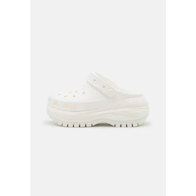 Abbildung von Crocs Classic MEGA Crush Unisex Pantolette flach, Größe: 41 42, White Schuhe