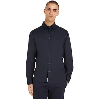 Abbildung von Tommy Hilfiger CORE FLEX Regular FIT Hemd, Herren, Größe: Medium, Desert sky