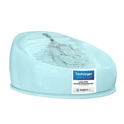Abbildung von Katzenbrunnen Keramik (Pastellblau)