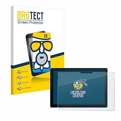 Abbildung von BROTECT Entspiegelungs Schutzglas für Microsoft Surface Pro 7 Schutz Folie Panzerfolie Glas Matt [Extrem Kratzfest 9H, Anti Reflex, Fingerprint]