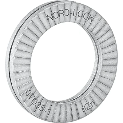 Abbildung von Nord Lock 1644 Si Scheiben NL14 zinklamellenbeschichtet (100 er Pack)