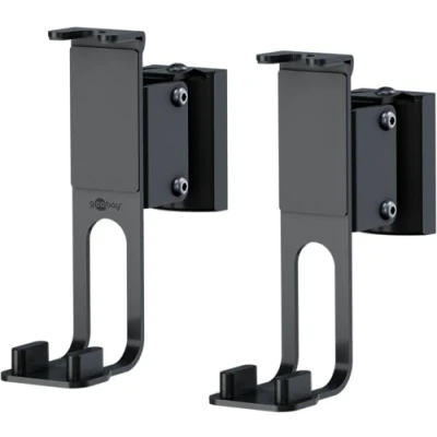 Abbildung von goobay Wandhalterung für Sonos One, One SL/Lautsprecher Wandhalter bis 3kg / Schwenkbar, Neigbar, Rotierbar 180 schwarz 70829