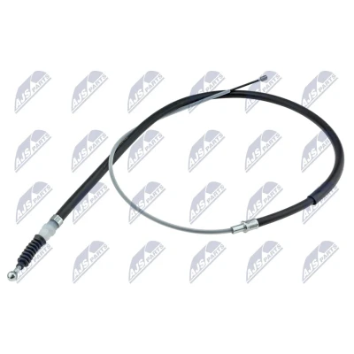 Abbildung von NTY HLR AU 000 Handbremsseil hinten links 1445, 805 VOLKSWAGEN: Golf 5 Schrägheck, Plus / Crossgolf, 6 Variant, SKODA: Octavia 2 Combi