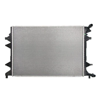 Abbildung von THERMOTEC D7W075TT Kühler, Motorkühlung Aluminium 625 438 16 Kühlrippen gelötet VOLKSWAGEN: Jetta 4, Passat NMS, Beetle Schrägheck