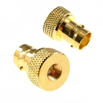 Abbildung von Oiyagai Koaxial Adapter BNC Buchse auf SMA Stecker, vergoldet, 2 Stück