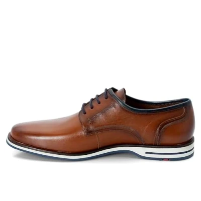 Abbildung von LLOYD Herren Schnürschuhe Detroit, Männer Businessschuhe,Schnuerschuhe,straßenschuhe,Strassenschuhe,Schnuerung,lace up,Shoes, Cognac, 40.5 EU / 7 UK