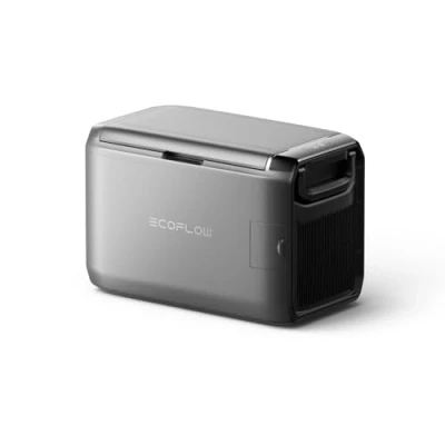 Abbildung von ECOFLOW Glacier Classic Tragbare Kühlbox 45L mit Zwei Zonen, 39 Stunden netzunabhängige Kühlung, Stromversorgung über Netz/Solar/Auto für Camping, Lange Autofahrten, Angeln, Outdoor