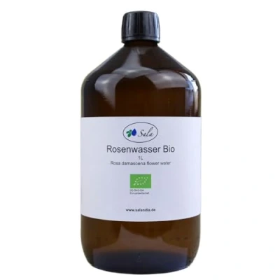 Abbildung von Sala Rosenwasser Rose Hydrolat BIO 1000 ml (1 L Glasflasche)