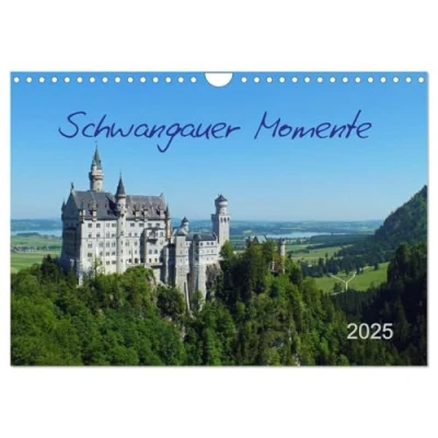 Abbildung von Schwangauer Momente (Wandkalender 2025 DIN A4 quer), CALVENDO Monatskalender