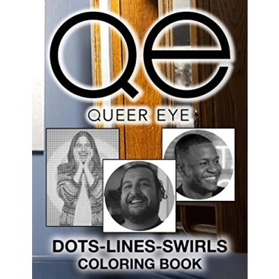 Abbildung von Queer Eye Dots Lines Swirls Coloring Book: Color Activity Books For Adult
