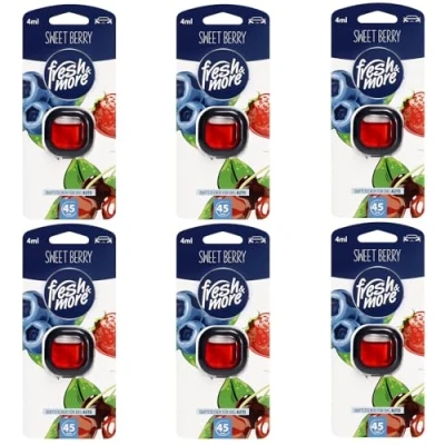 Abbildung von Fresh &amp; More Auto Lufterfrischer Clips (6x4ml) (Sweet Berry)