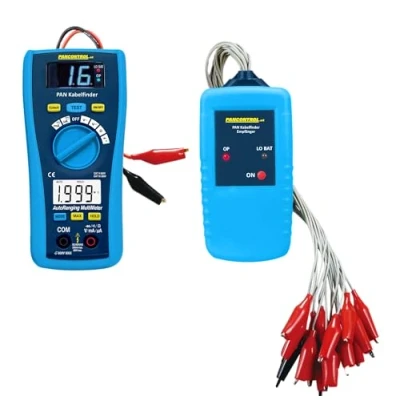 Abbildung von Pancontrol PAN Kabelfinder Leitungs Sucher 16 fach + Digital Multimeter, Ortungsgerät für elektrische Leitungen, Detektor