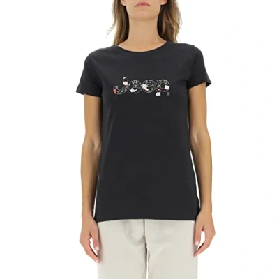 Abbildung von JEEP O102612 B000 J Woman T Shirt Botanical Print J22W Black XS