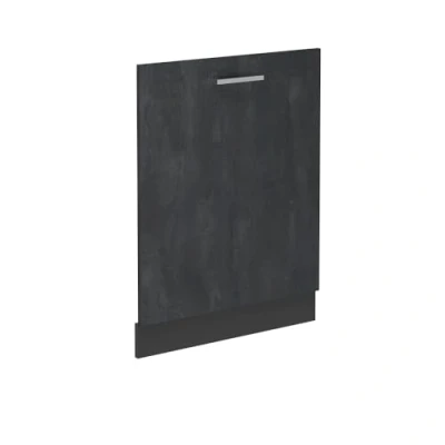 Abbildung von Vicco Geschirrspülblende R Line, Schwarz Beton, 60 cm ohne Arbeitsplatte