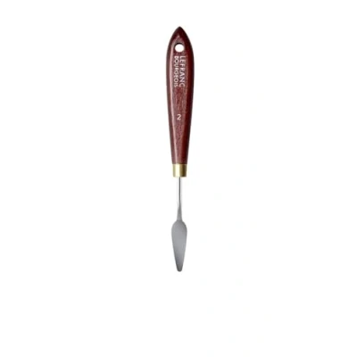 Abbildung von Lefranc Bourgeois 365002 Malmesser mit elastischer Metallklinge, rostfrei, lackiertem Holzgriff für Acrylfarben oder Ölfarben Nr.2