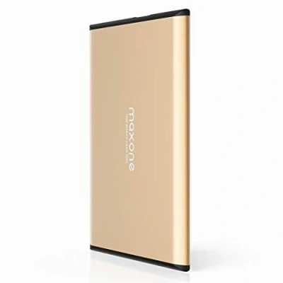 Abbildung von Maxone Externe Festplatte Tragbare Festplatten 160GB 2,5Zoll USB 3.0 Backups HDD für TV PC Mac MacBook Chromebook Wii u Laptop Desktop Windows Gold