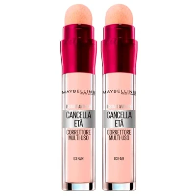 Abbildung von 2 x Maybelline New York Il Canceller Alterskorrektur, Mehrzweck Flüssigkeit, Farbe 03 Fair Concealer