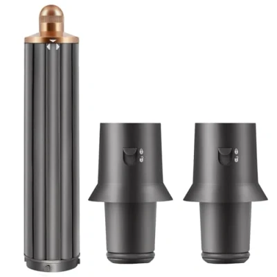 Abbildung von 2 in 1 Langhaar Lockenwickler 1,6 Zoll/40 mm für Dyson Airwrap Styler HS05/HS01 Befestigungsteile + Haartrockner Lockenstab Adapter Zubehör mehrere Frisuren