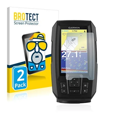 Abbildung von BROTECT Entspiegelungs Schutzfolie für Garmin Striker Vivid 4cv (2 Stück) Matte Displayschutz Folie, Anti Reflex, Fingerprint