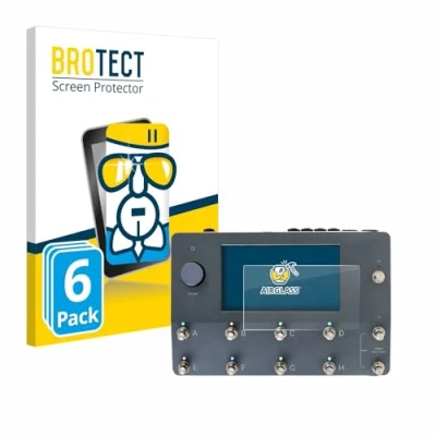 Abbildung von BROTECT Schutzglas für Neural DSP Quad Cortex (6 Stück) Schutzfolie Panzer Folie Glas [Extrem Kratzfest 9H, Anti Fingerprint, Ultra Transparent]