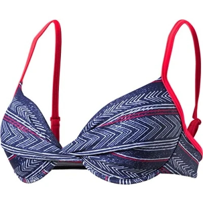 Abbildung von FIREFLY Damen Cim Bikini Oberteil, AOP Denim, 36C