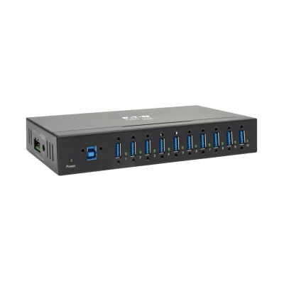Abbildung von Eaton Tripp Lite Series 10 Port Industrial Grade USB 3.0 SuperSpeed Hub 20 kV ESD Immunity, Metal Housing, Mountable