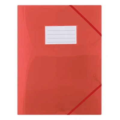 Abbildung von Elastische Mappe A4 Rot Polypropylen 480 Mikron 1 Stk.