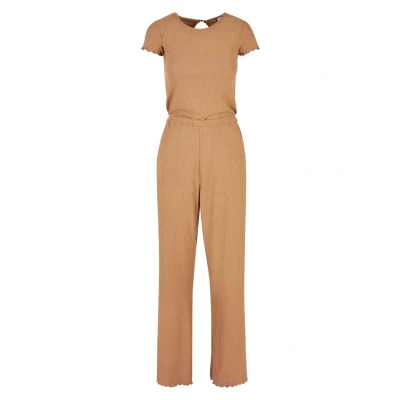Abbildung von Urban Classics Jumpsuit, Damen, Größe: Large, Darktaupe