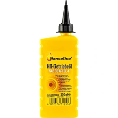 Abbildung von Hanseline HD Getriebeöl SAE30 Flasche 250ml 301251