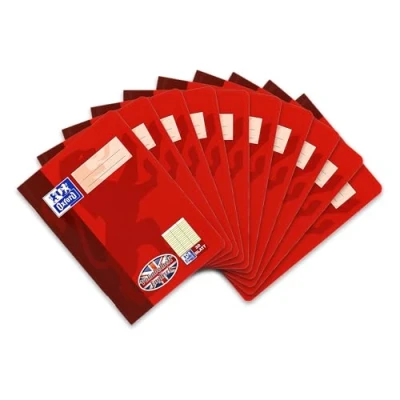 Abbildung von Oxford Vokabelheft Englisch, 10er Pack, DIN A5, 3 Spalten, 32 Blatt