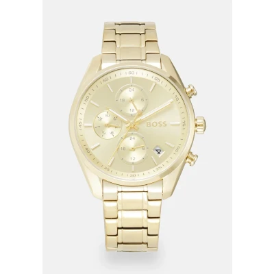Abbildung von BOSS Grand TOUR Ladies Chronograph goldcoloured, Damen, Größe: One Size, Gold coloured