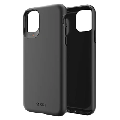 Abbildung von Gear4 Holborn Kompatibel mit iPhone 11 Pro Max Hülle, erweiterter Aufprallschutz, integrierte D3O Technologie, verbesserter Rückenschutz Handy Schutzhülle schwarz 37029,