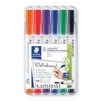 Abbildung von Staedtler Whiteboard Marker Lumocolor 341 WP6 Whiteboardmarker Sortiert (Farbauswahl nic