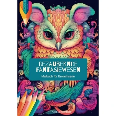 Abbildung von Bezaubernde Fantasiewesen: Ein Niedliches Malbuch für Erwachsene